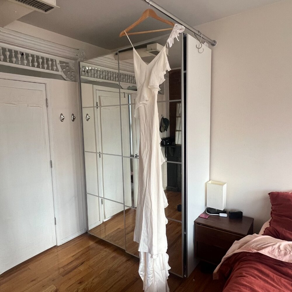 Elizabeth Fillmore “Tullah” Silk Wedding Dress – Ivory (Worn Once)